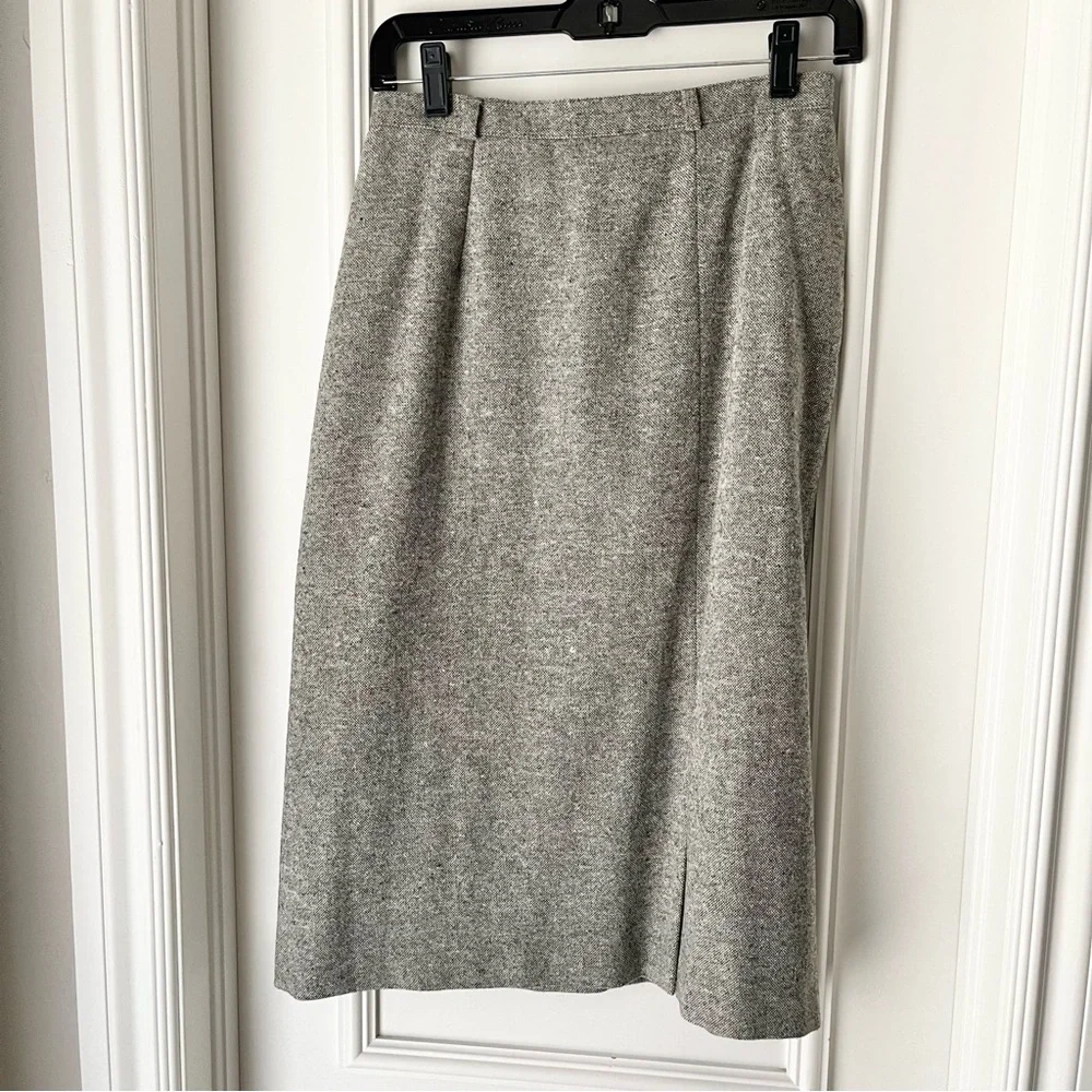 Vintage Gray Midi Skirt - Picture 1 of 7